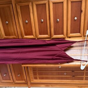 a new day Burgundy Spaghetti Strap Maxi Dress